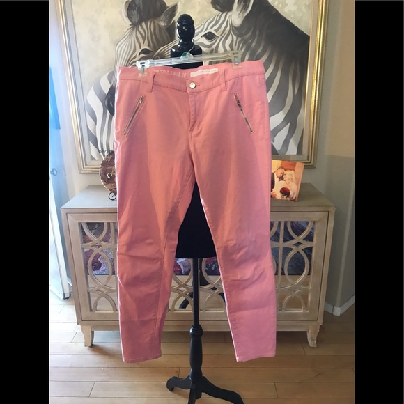 Donna Karan Ave B Ultra Skinny Jeans PinK - Picture 2 of 8